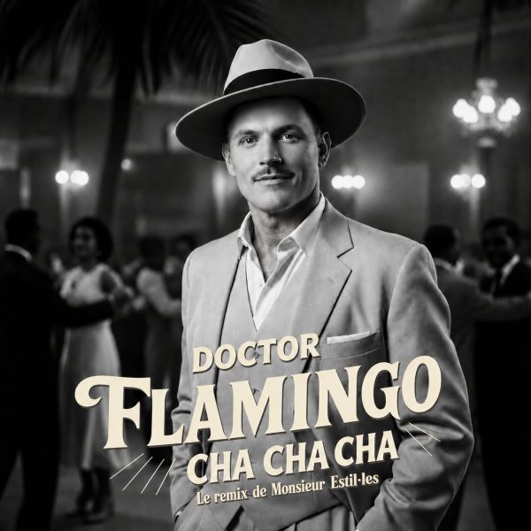 Portada del single CHA CHA CHA Le Remix de Monsieur Estil·les de DOCTOR FLAMINGO